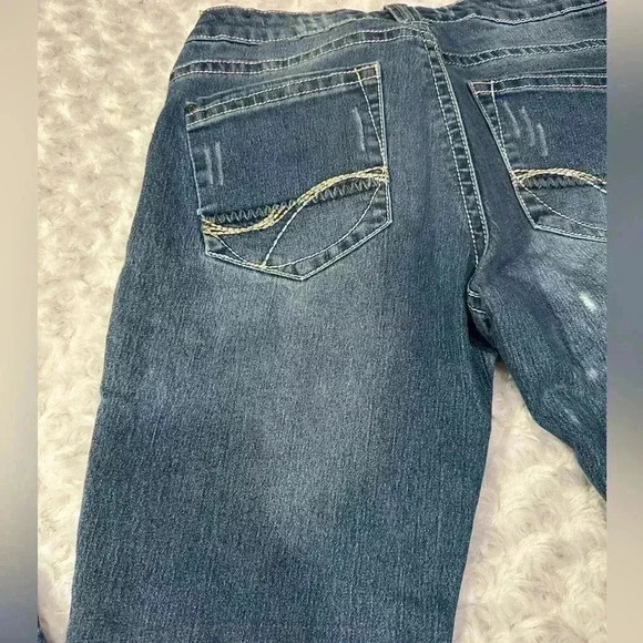 Blue Faith Women’s Skinny Distressed Blue Jeans - Picture 13 of 14